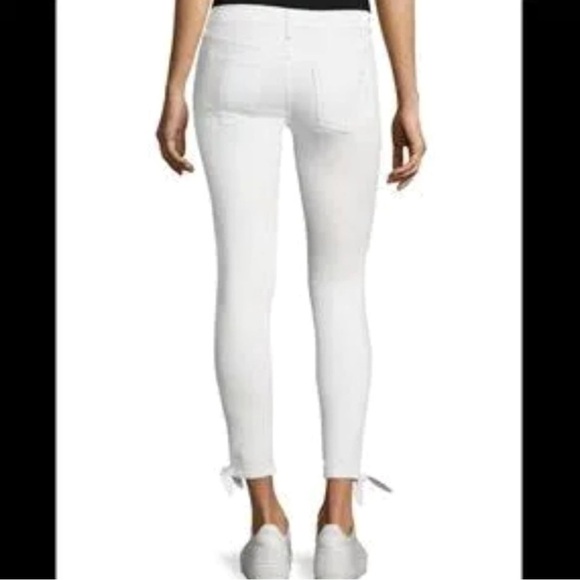 ✂️ SPRING SWEEP SALE MSRP $225 Rag & Bone White Stevie Capri Jeans Size 32 - Picture 5 of 14
